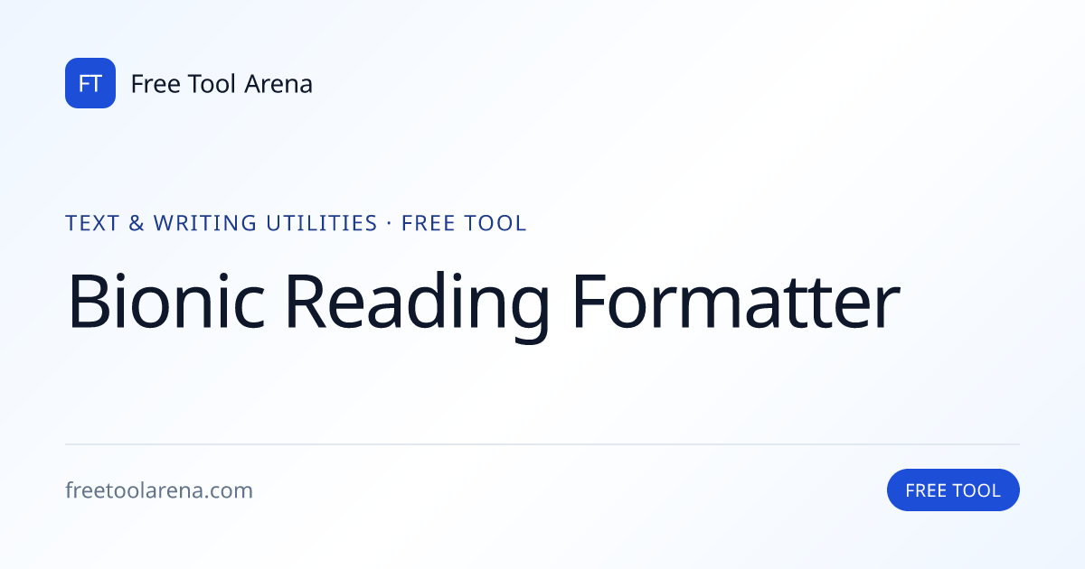 Transform Articles into Bionic Reading Format for Faster Skimming ...