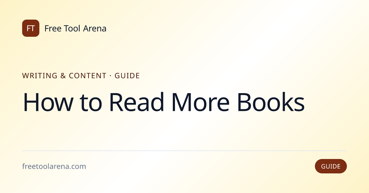 Read More Books With 20-Minute Windows and Permission | Free Tool Arena