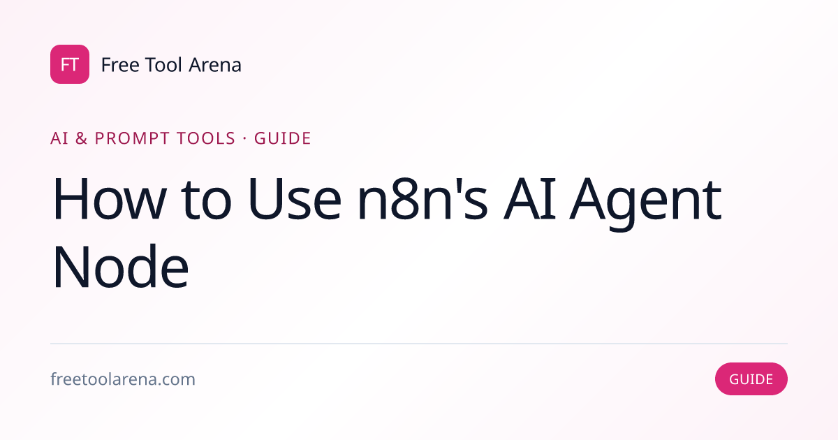 Build Autonomous AI Agent Workflows with the n8n AI Agent Node | Free ...