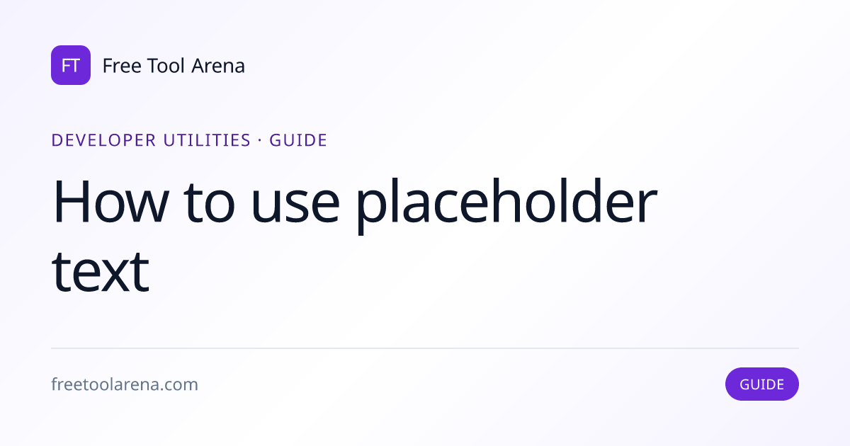 Generate Placeholder Content with Lorem Ipsum, Faker, and Skeleton ...